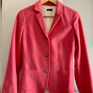 J Crew Pink Wool Blazer